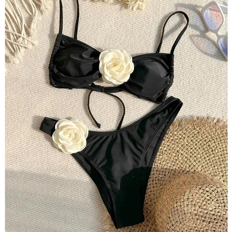 Sexy Bikinis 2025 Women's Swimwear Female Swimsuit For Swimming Wear Bathing Suits Brazilian Bikini Set Beachwear Pool Bather