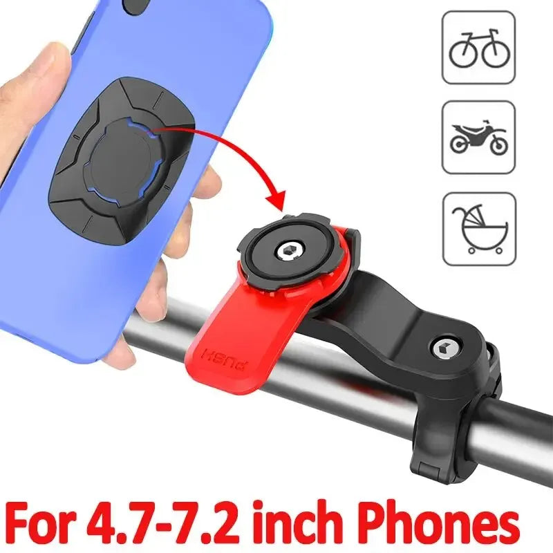 NEW Motorcycle Bike Phone Holder Stand Bicycle Mobile Mount Non-slip Cycling for iPhone Xiaomi Riding MTB Moto Handlebar Bracket