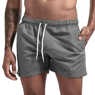 Swim Trunks Swim Shorts for Men Quick Dry Board Shorts Bathing Suit Breathable Drawstring With Pockets for Surfing Beach Summer