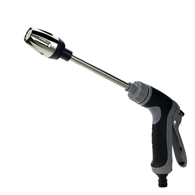 High Pressure Car Wash Water Gun Household Car Wash Tools Metal Extension Rod Rubber Coating Hand Garden Irrigation