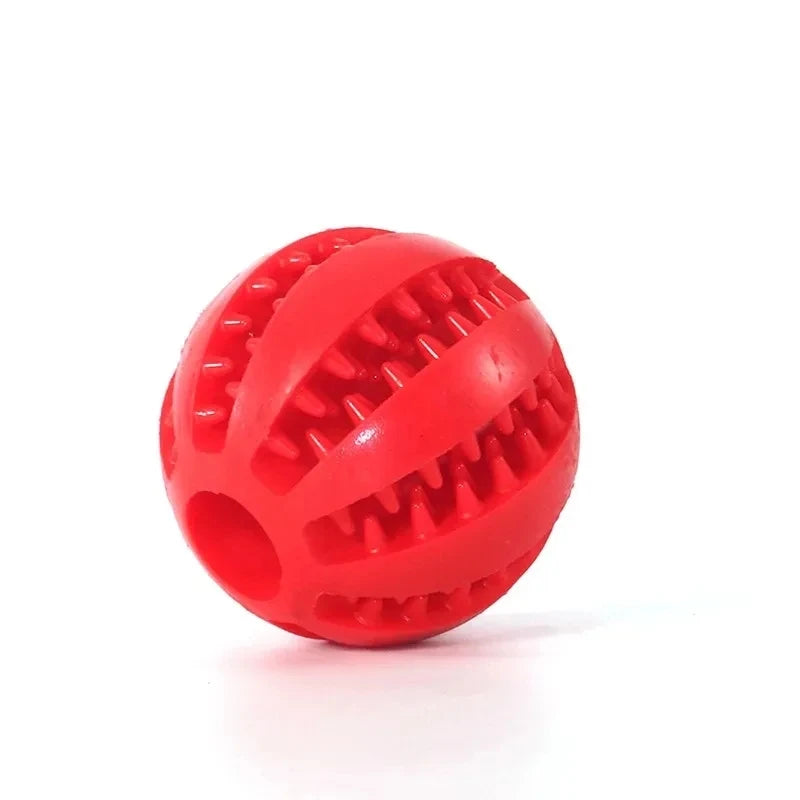 Natural Rubber Pet Dog Toys Dog Chew Toys Tooth Cleaning Treat Ball Extra-tough Interactive Elasticity Ball5cm for Pet Products