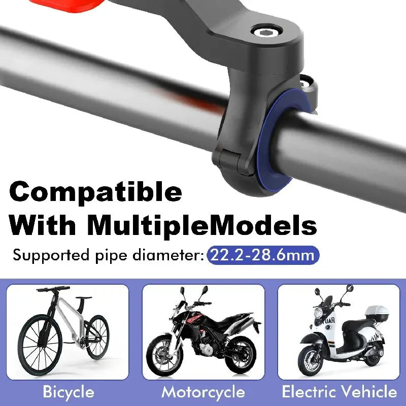 NEW Motorcycle Bike Phone Holder Stand Bicycle Mobile Mount Non-slip Cycling for iPhone Xiaomi Riding MTB Moto Handlebar Bracket