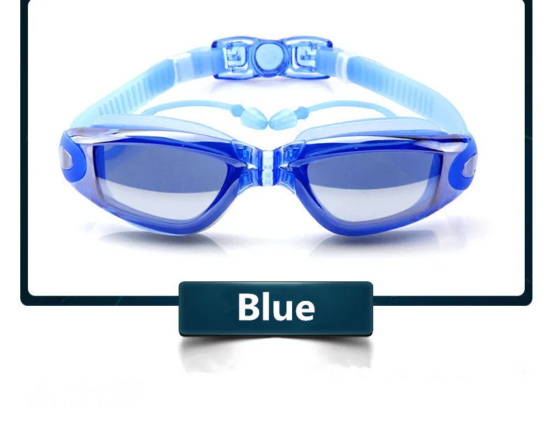 Professional Swimming Goggles Swim Glasses  Electroplate Waterproof Silicone очки для плавания Adluts