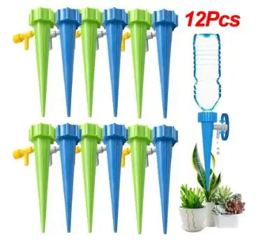 Automatic Drip Irrigation System Self Watering Spike for Flower Plants Greenhouse Garden Adjustable Auto Water Dripper Device