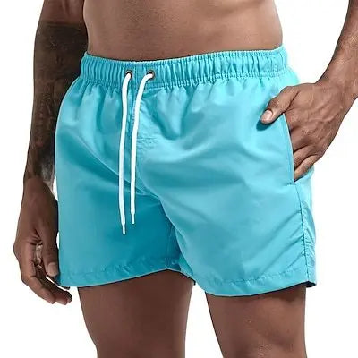 Swim Trunks Swim Shorts for Men Quick Dry Board Shorts Bathing Suit Breathable Drawstring With Pockets for Surfing Beach Summer