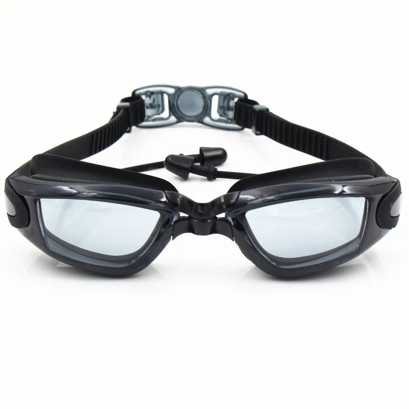 Professional Swimming Goggles Swim Glasses  Electroplate Waterproof Silicone очки для плавания Adluts