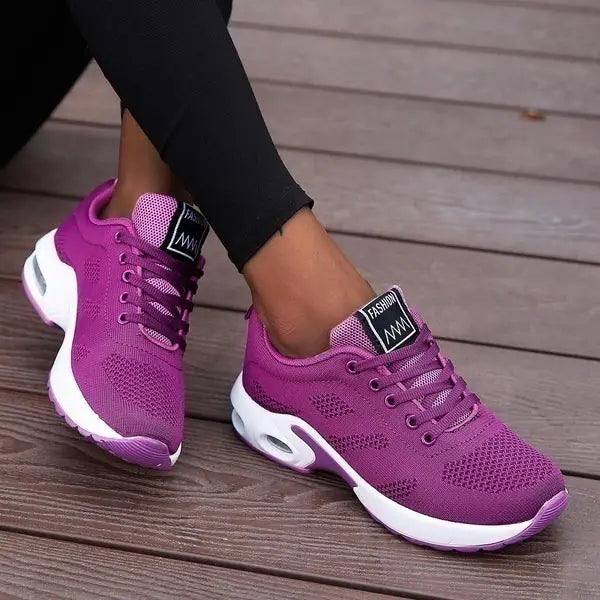 Big Size Summer Air Cushion Women's Sport Shoes Ladies Sneakers Female Running Shoes Sports Woman Blue Pink Basket Gym GMB-1055